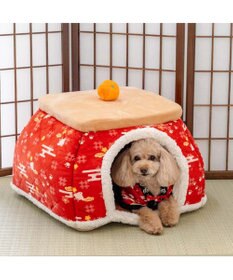 PET PARADISE ペットパラダイス こたつ ハウス 《千鳥柄》 Ｌ