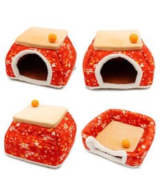 PET PARADISE ペットパラダイス こたつ ハウス 《千鳥柄》 Ｌ