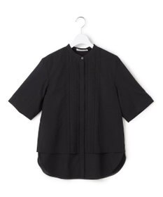 ICB L 【先行予約】リネンスラブローン バンドカラーデザインシャツ