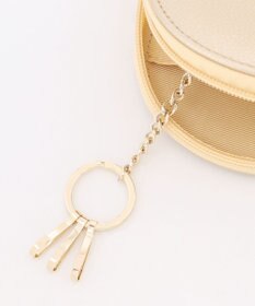 ANY カラビナ付半月型キーケース