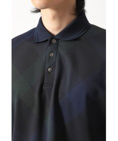 DAKS メガチェック カノコポロシャツ