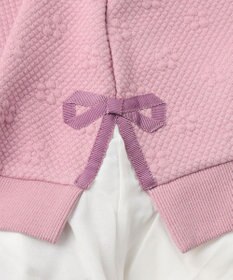 組曲 KIDS 【150-160㎝】フラワーキルト トレーナー