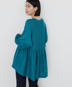 AMERICAN HOLIC ティアードギャザーニットプルオーバー