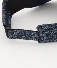 23区GOLF 【UNISEX】ロゴ総柄  ラウンディッシュ サンバイザー