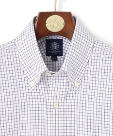 J.PRESS MEN 【KING SIZE】【PREMIUM PLEATS / 形態安定】スーピマコットンタッタソールチェック シャツ/B.D.
