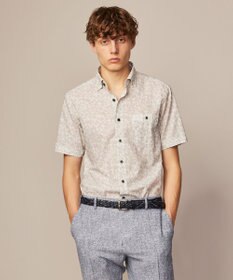 JOSEPH ABBOUD 【清涼感】テクスチャライズドライ フラワーエアリノ シャツ