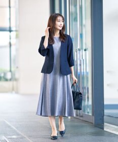 Tiaclasse L 【ダブルクロス・洗える】テーラードジャケット