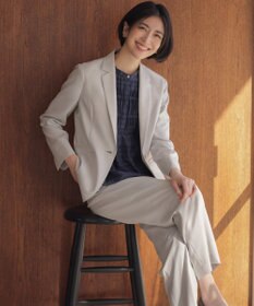 J.PRESS LADIES L 【定番人気・セットアップ対応】OXIJEWEL ストレッチ テーラード ジャケット