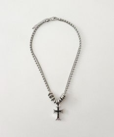 WEGO Lリングモチーフボールチェーンネックレス