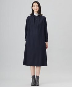 J.PRESS LADIES 【洗える】ANASTASIA milled ワンピース