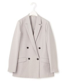 ICB 【接触冷感・UVケア・撥水・洗える】 LooseWeave ダブルブレストジャケット