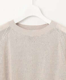 J.PRESS LADIES 【洗える・吸水速乾】MERCERIZED CORD LINEN ニット
