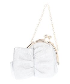 LANVIN en Bleu オリオン リボン口金小銭入れ