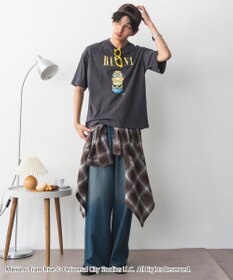 WEGO 【ミニオン / E.T. / バック・トゥ・ザ・フューチャー / デロリアン/ユニセックス着用ITEM/SMLサイズ展開】キャラクターズグラフィックT3（SS）