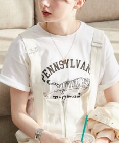 WEGO 【ANGIE VINTAGE】カレッジロゴプリントTee