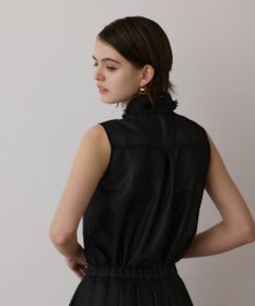 GRACE CONTINENTAL シアーメッシュノースリーブ