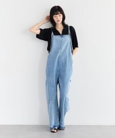 YECCA VECCA 綿麻デニムサロペット