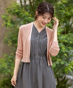 ANY SIS 【UVケア・洗える】ショートレングス カーディガン