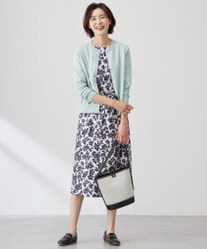 J.PRESS LADIES S 【洗える】BASIC HT COTTON クルーネック カーディガン