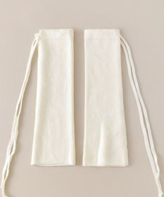 WEGO レースアップデザインニットレッグカバー