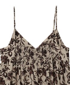 YECCA VECCA アートプリントキャミワンピース