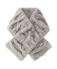 MOONBAT FURLA フェイクファーウェイビーマフラー