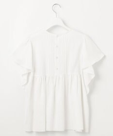 23区 【SLOW/一部店舗限定】ブライトリネン デザイン ブラウス