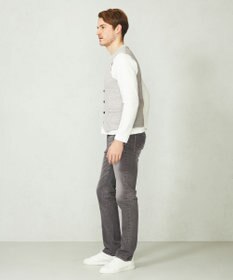 JOSEPH ABBOUD 【清涼感】洗える！ストローヤーンニット ベスト