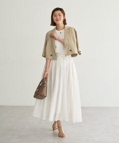 YECCA VECCA ハーフスリーブクロップドジャケット