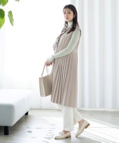 Tiaclasse L 【洗える】ジレワンピース