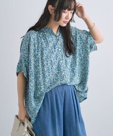 Green Parks 【WEB限定】アソート柄さらっとレーヨンブラウスⅡ