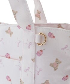 Maison de FLEUR ベア総柄2Wayトートバッグ