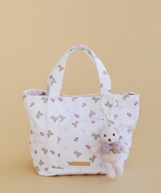 Maison de FLEUR ベア総柄2Wayトートバッグ