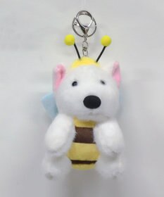 WEGO みつばちわんこぬいぐるみキーホルダー
