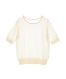 earth music&ecology ＳＥＴ２点シアーニットプルオーバー＋カーディガン