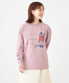 SHARE PARK LADIES 【LADIES】吸水速乾 フロントプリントTシャツ
