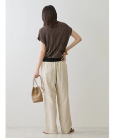 AMERICAN HOLIC 接触冷感フレンチスリーブニットプルオーバー