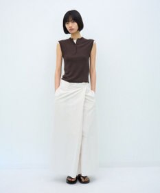 ATON FRESCA CIRCULAR RIB | ヘンリーネックプルオーバー