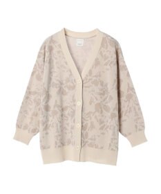 Green Parks ニュアンス柄ニットカーディガン