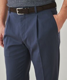 GOTAIRIKU 仕事で着られる綿パン【吸水速乾/ストレッチ/折り目加工】クールマックスコットンパンツ_1タック(25年モデル)