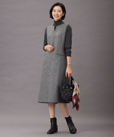 J.PRESS LADIES Vintageプリント スクエア スカーフ