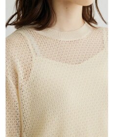 Green Parks ＳＥＴ２点　ラメすかしニット＋キャミソール