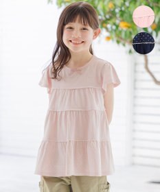 組曲 KIDS 【110-140㎝】 ドットティアードチュニック