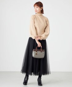 LA BAGAGERIE 【コットン×ポリウレタン】シャイニーミニマムトート