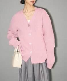 Green Parks リブニットカーディガン