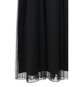 earth music&ecology レースチュールプリーツワンピース