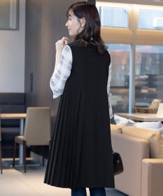 Tiaclasse L 【洗える】ジレワンピース