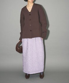 Green Parks リブニットカーディガン