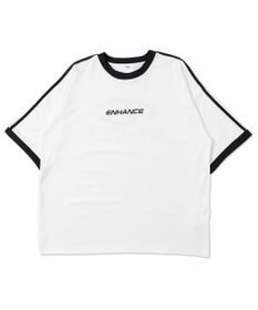 WEGO 【ユニセックス着用ITEM/MLサイズ展開】バックロゴラインリンガーT