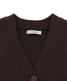 Green Parks リブニットカーディガン